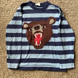 Mini Boden Fall long sleeve tee shirt size 7/8